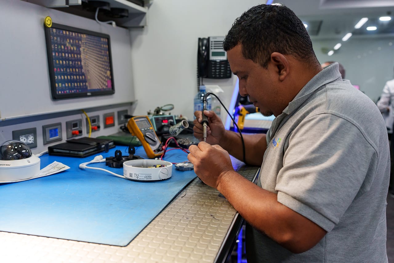 Laboratorio de electrónica del Grupo ATG